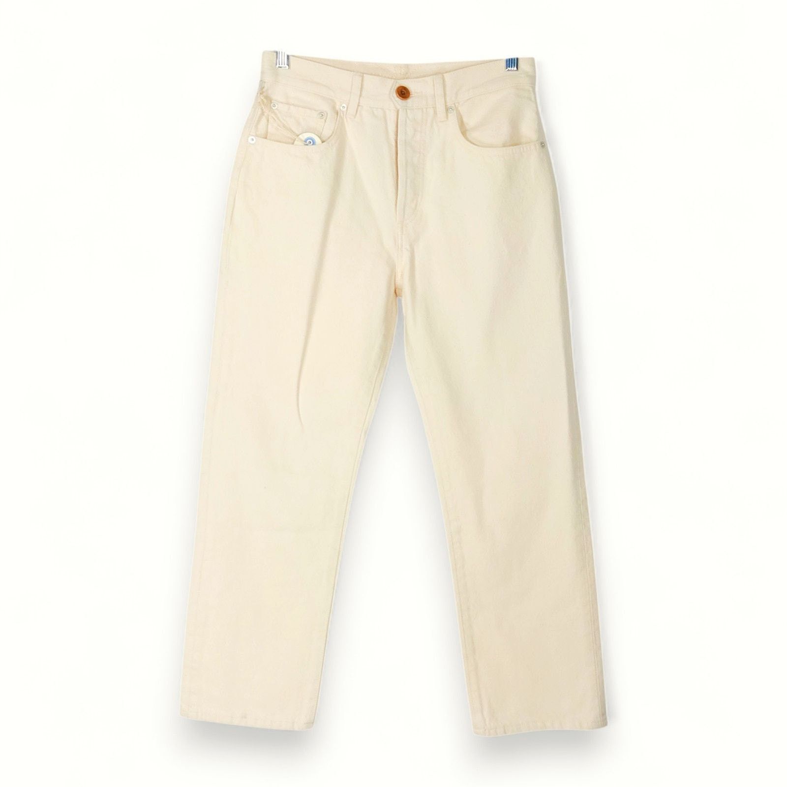 AG Adriano Goldschmied Daily Blue Adriano Goldschmied Hype Crop Jeans Denim 28x25 Size 28" / US 6 / IT 42 - 2 Thumbnail