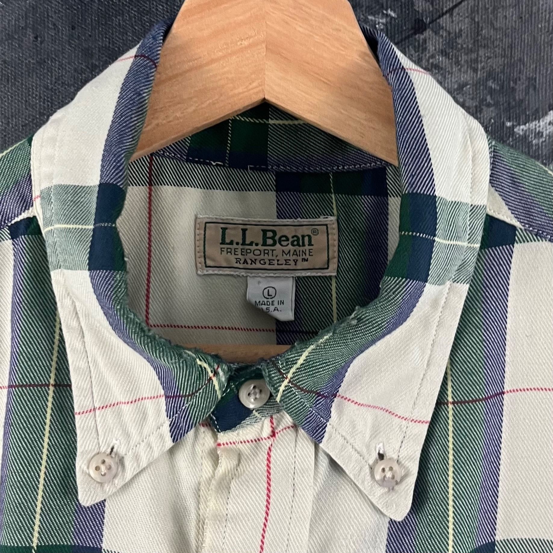 L.L. Bean × Vintage Vintage 90’s LL Bean shirt Size US L / EU 52-54 / 3 - 3 Thumbnail