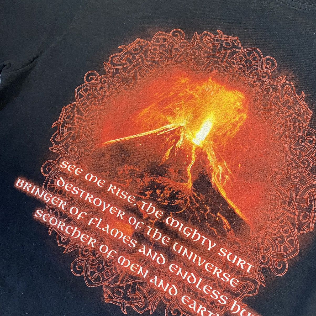 Band Tees Vintage Amon Amarth Overprinted graphic logo rock band tee Size US S / EU 44-46 / 1 - 11 Thumbnail