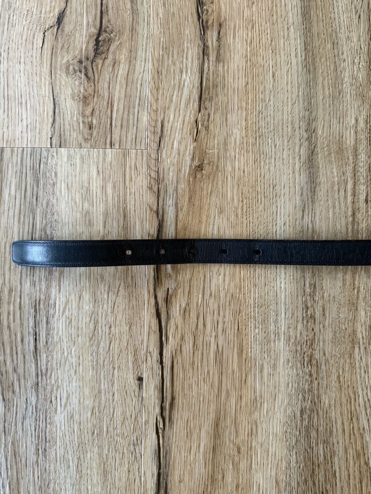 Saint Laurent Paris Saint Laurent Paris Trois Passants Belt – Black Calfskin Size 36 - 6 Thumbnail