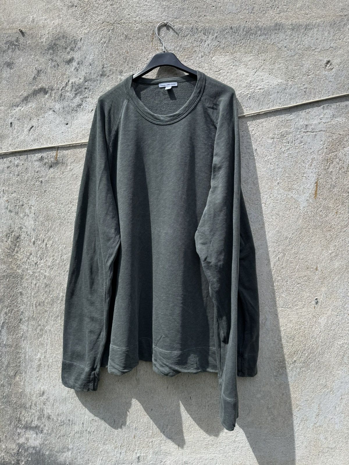 James Perse James Perse Vintage French Terry Sweatshirt Washed USA Made Size US XXL / EU 58 / 5 - 9 Thumbnail