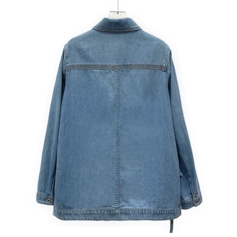 Loewe Loewe Blue logo leather card cotton collar single row of b Size XS / US 0-2 / IT 36-38 - 2 Thumbnail