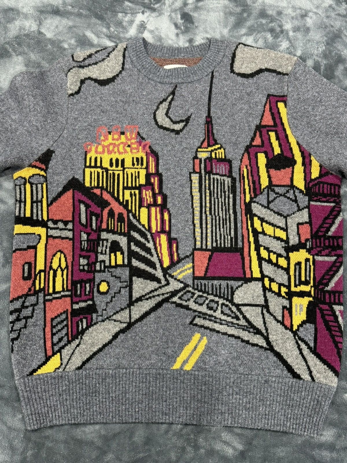 Aime Leon Dore Aime Leon Dore Molina City Picasso Sweater Medium Size US L / EU 52-54 / 3 - 3 Thumbnail