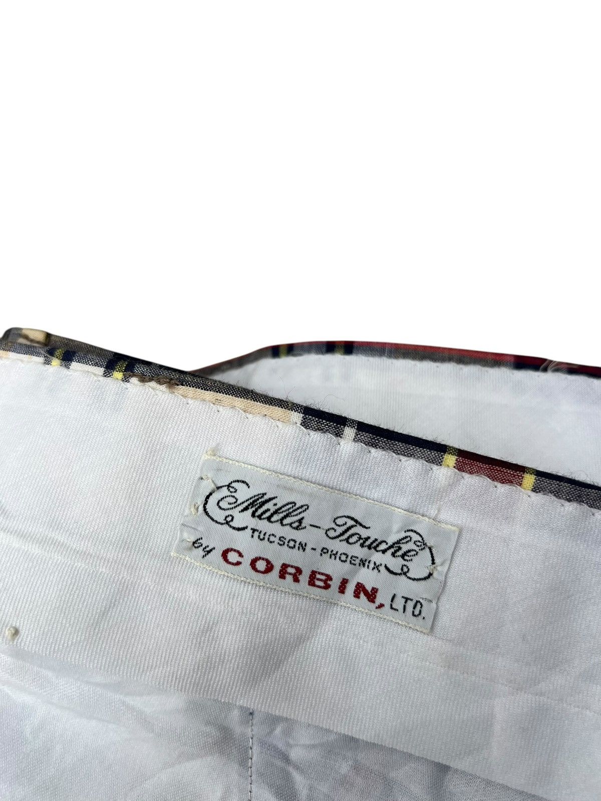 Corbin 60s 70s Hand Woven India Madras by Corbin Talon Zip Trouser Size US 36 / EU 52 - 23 Thumbnail