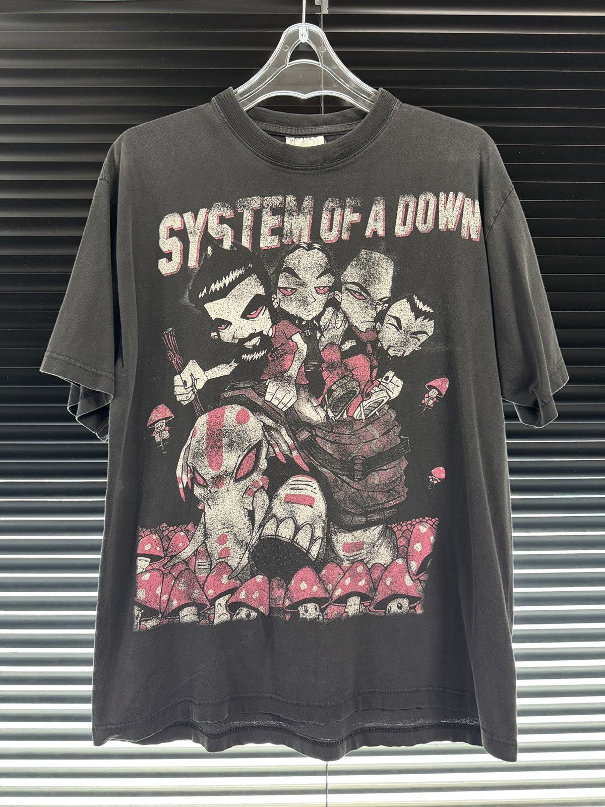 Band Tees Vintage System Of A Down Cartoon Shirt Size US L / EU 52-54 / 3 - 1 Thumbnail