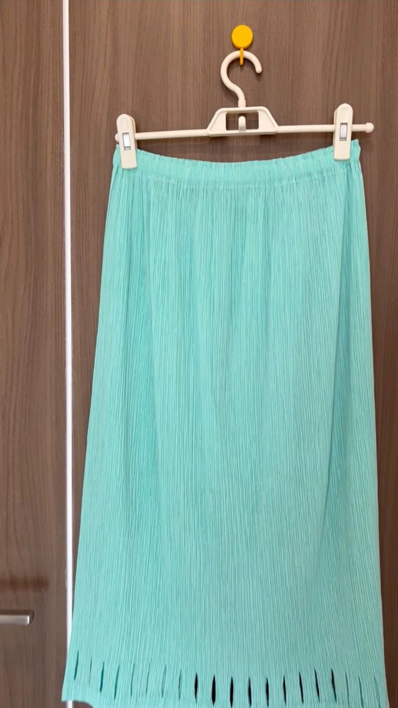 Issey Miyake/三宅一生 size:3 Mint green skirt 
