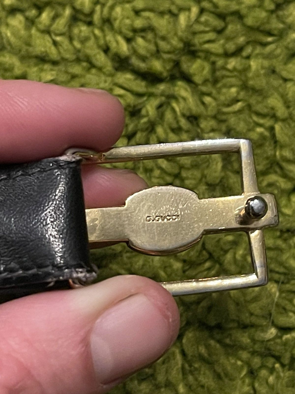 Gucci × Vintage Gucci 1990s archive vintage real leather GG belt Size ONE SIZE - 3 Thumbnail