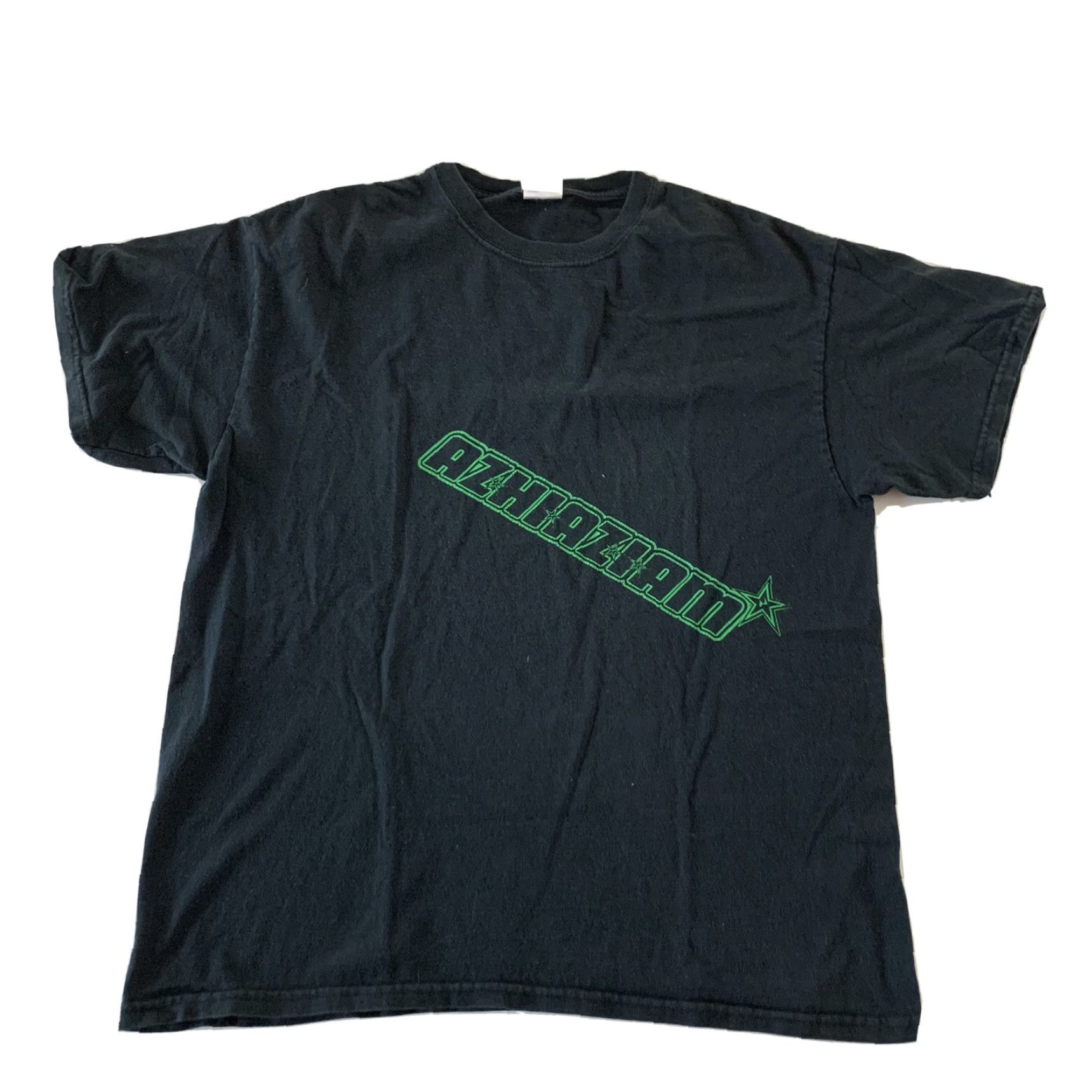 Gildan AZHIAZIAM Surf Short Sleeve Gildan T Shirt Men's Size L Black Green Size US L / EU 52-54 / 3 - 2 Thumbnail
