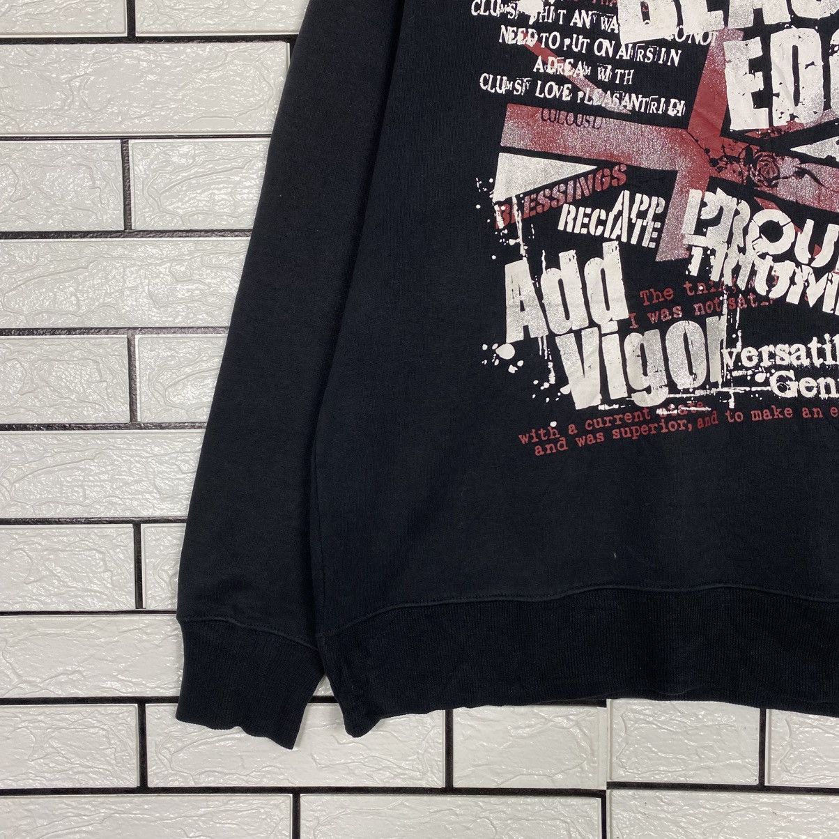 Japanese Brand Punk Design Biker Sweatshirt Black Edge Big Logo Size US M / EU 48-50 / 2 - 5 Thumbnail