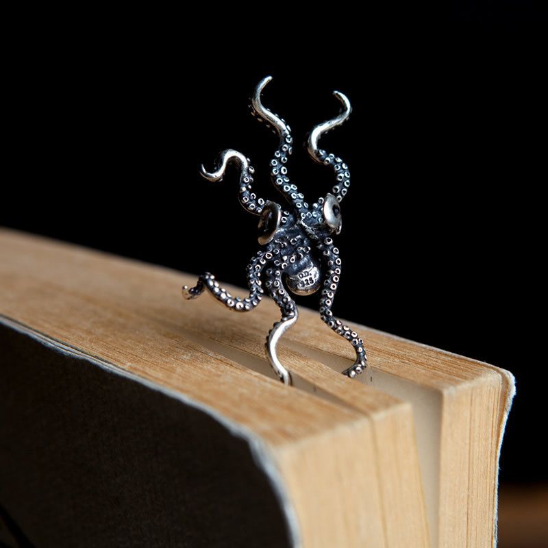 Jewelry Sea monster octopus Earrings One Pairs Chrome Jewelry Size ONE SIZE - 3 Thumbnail