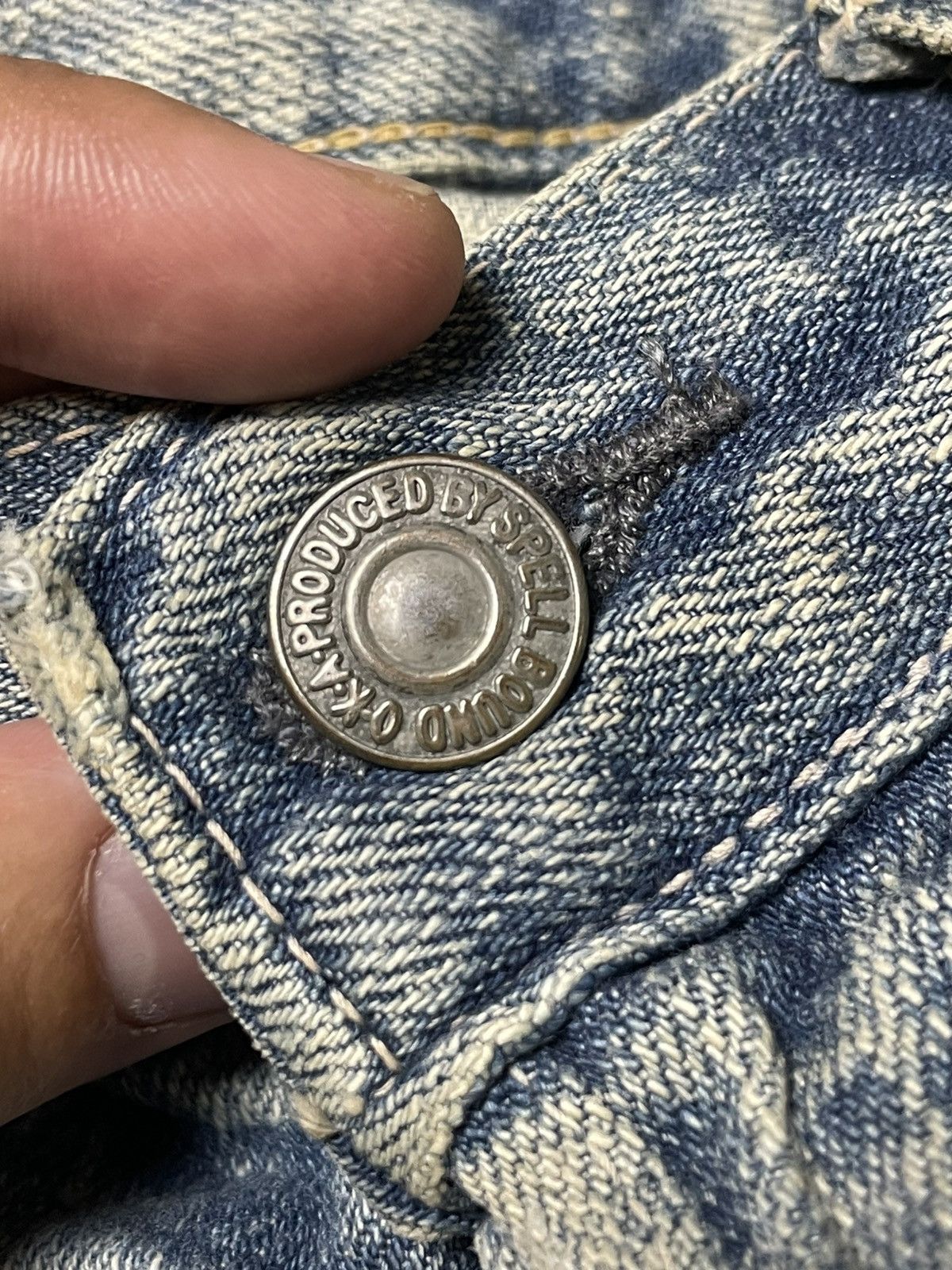 Japanese Brand × Vintage SPELL BOUND Straight Cut Jeans (91) Size US 30 / EU 46 - 2 Thumbnail