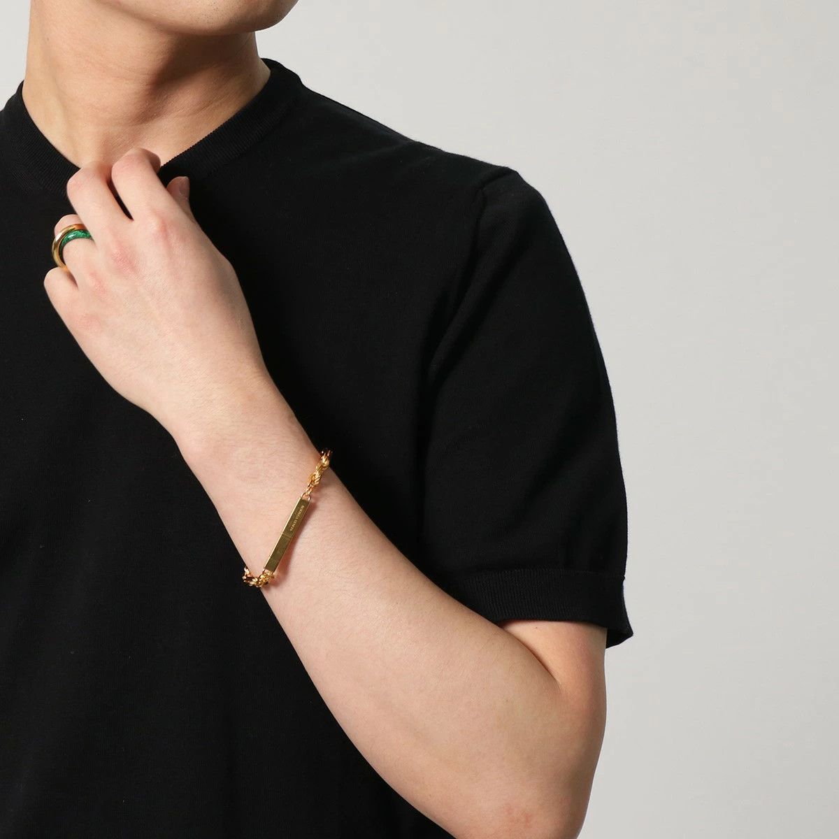 Bottega Veneta BOTTEGA VENETA Ripple gold plated silver chain bracelet M q Size ONE SIZE - 2 Thumbnail