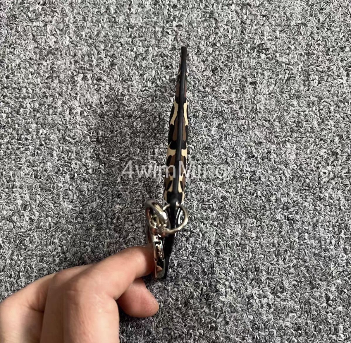 Billionaire Boys Club BBC Leopard Print Running Dog Leather Keychain / Charm Size ONE SIZE - 5 Thumbnail