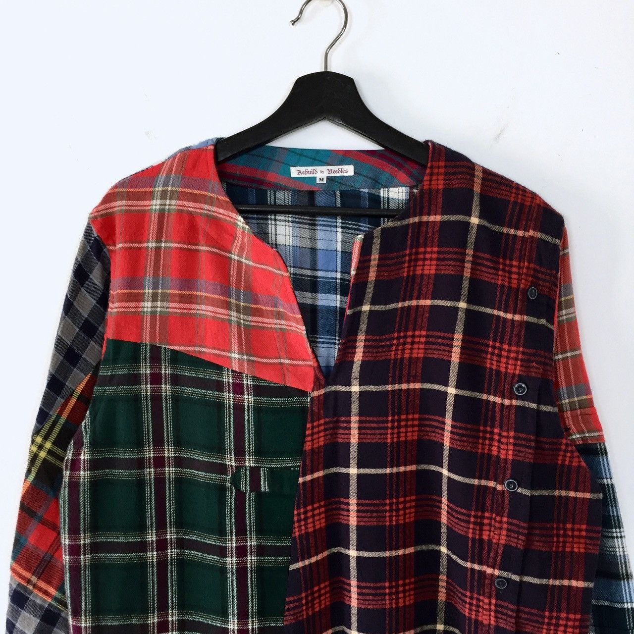Needles REBUILD BY NEEDLES FW15 PATCHWORK FLANNEL SMOCK Size US M / EU 48-50 / 2 - 3 Thumbnail