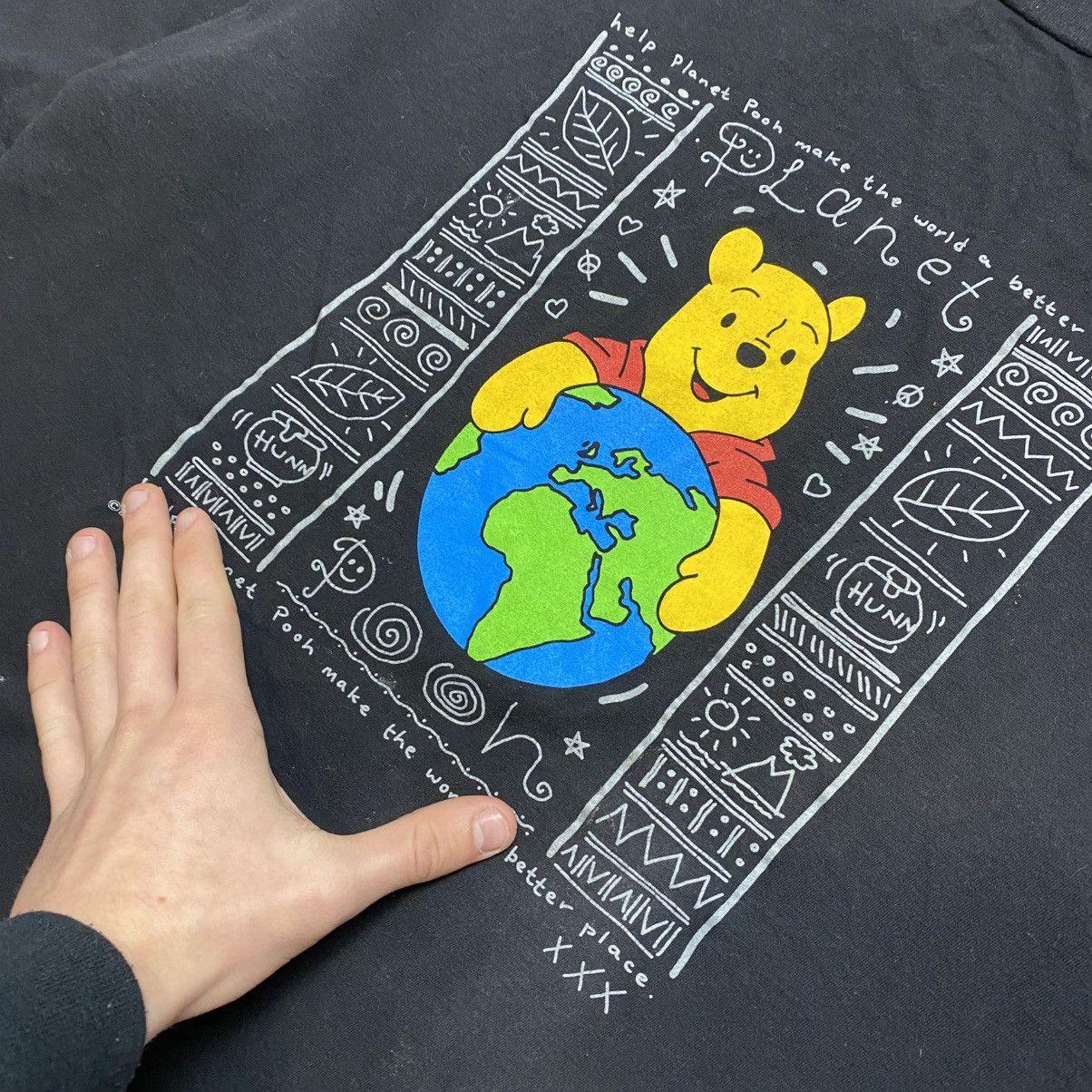 Disney Vintage Winnie The Pooh Walt Disney 1990’s cartoon tee Size US XL / EU 56 / 4 - 3 Thumbnail