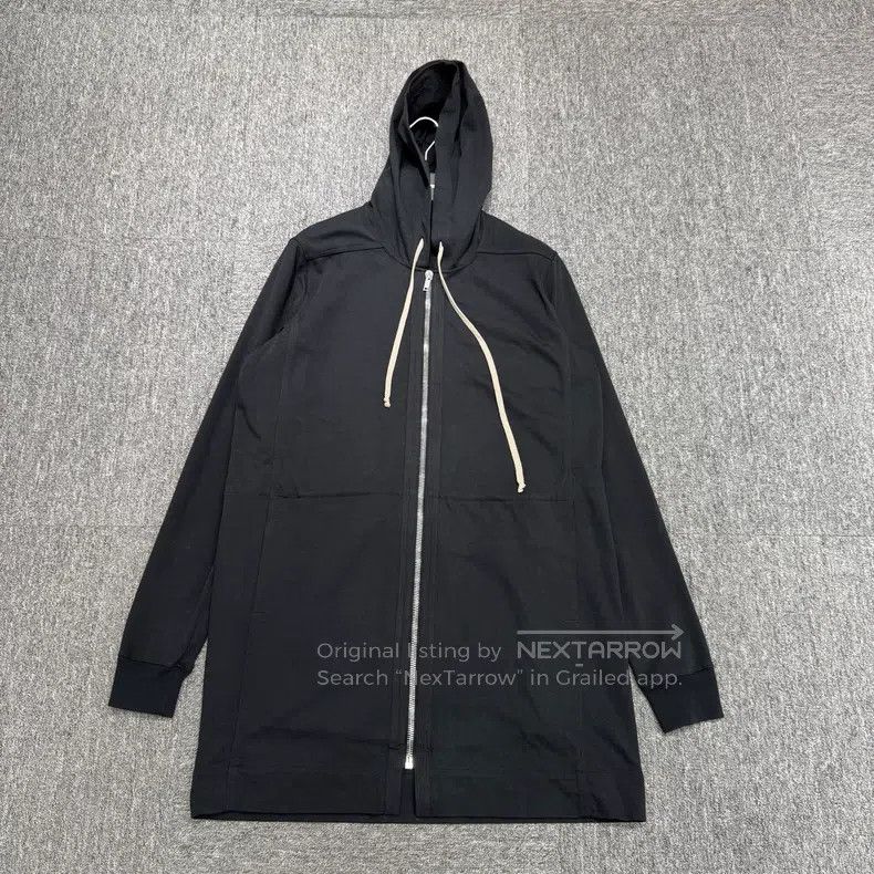 Rick Owens Rick Owens Long hooded sweatshirt Size US XL / EU 56 / 4 - 1 Thumbnail