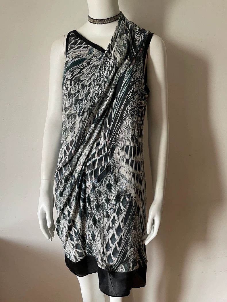 HELMUT LANG size4 A sheer silk dress