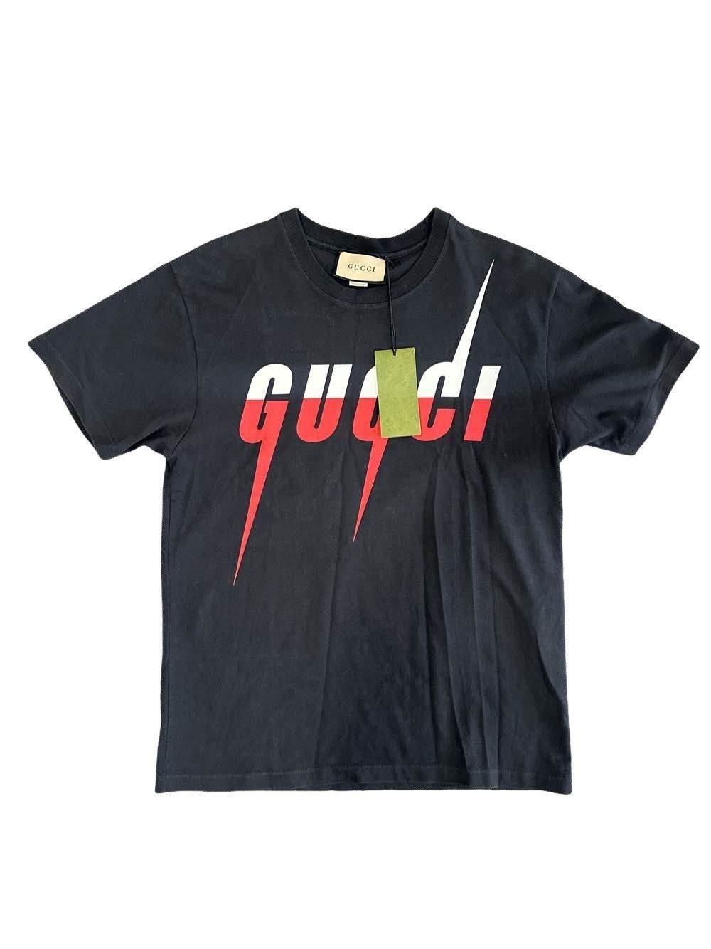 Gucci SEGA コラボ　tシャツ Gucci Guccy Sega Logo Black and Gold T-Shirt | Grailed