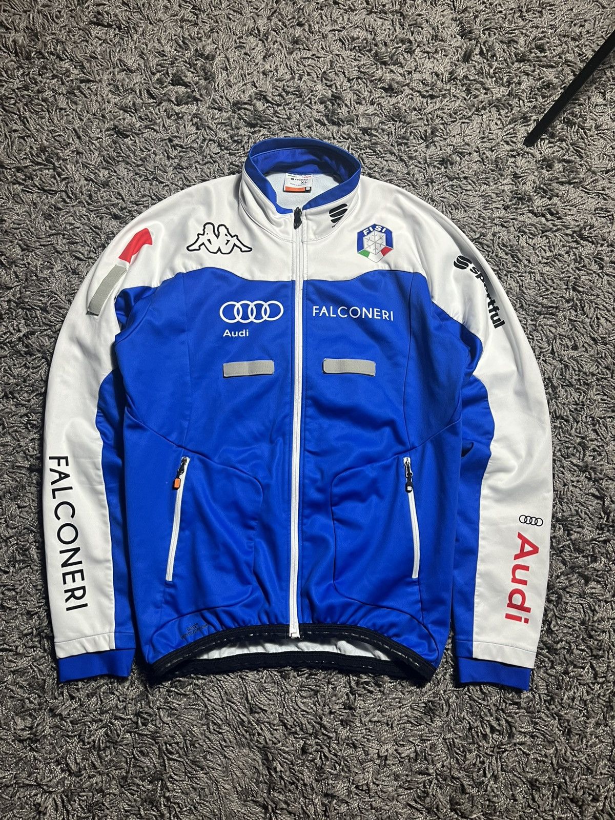 Kappa Sportful x Kappa x Audi FISI Italian Ski Team Warm-up Jacket Size US XL / EU 56 / 4 - 1 Thumbnail