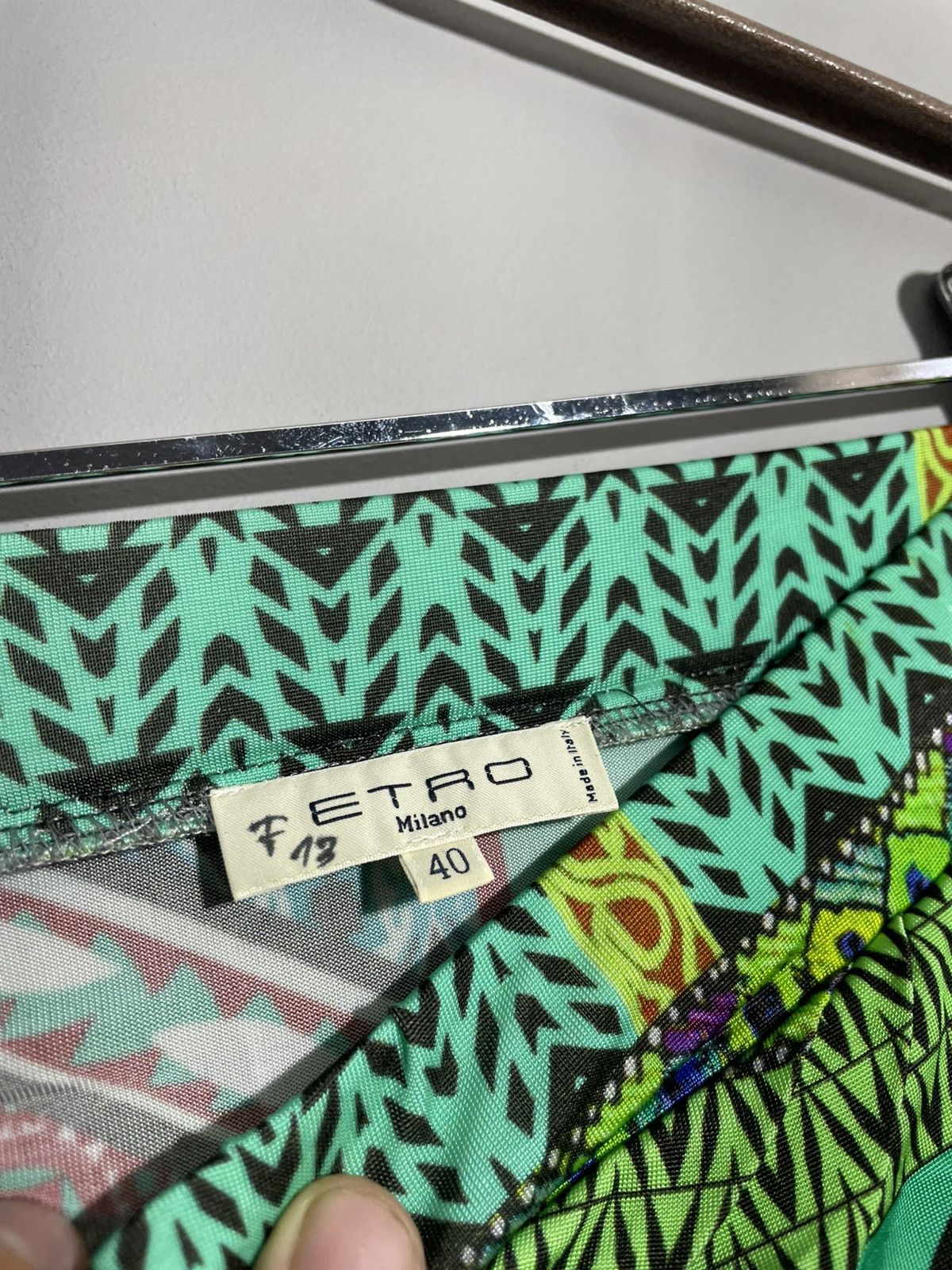 Vintage Etro Abstract Logo Women’s skirt size 40 Size 27" / US 4 / IT 40 - 7 Thumbnail