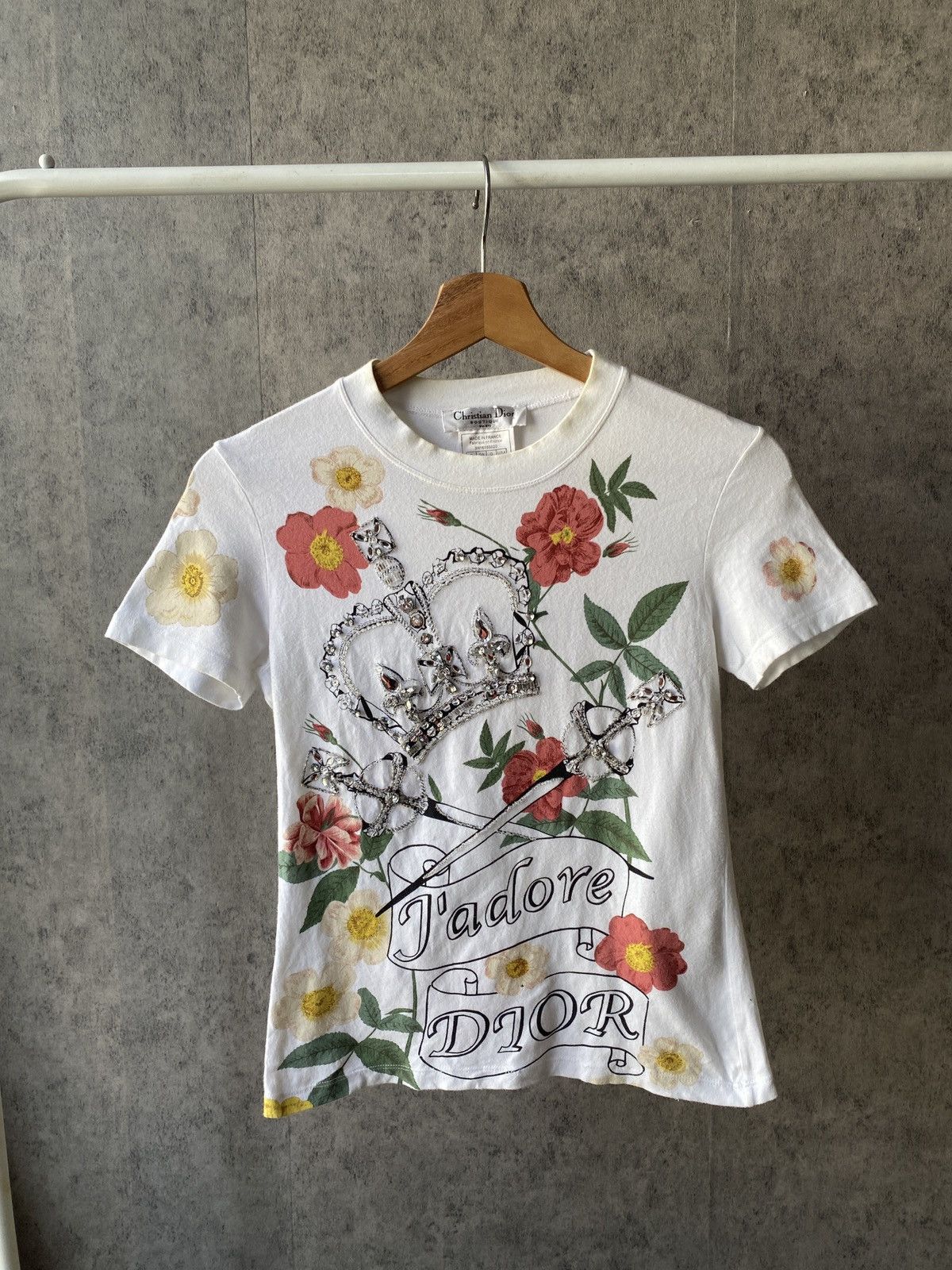 Christian Dior Monsieur J adore Dior Fall 2003 John Galliano Design T Shirt Size M / US 6-8 / IT 42-44 - 1 Thumbnail
