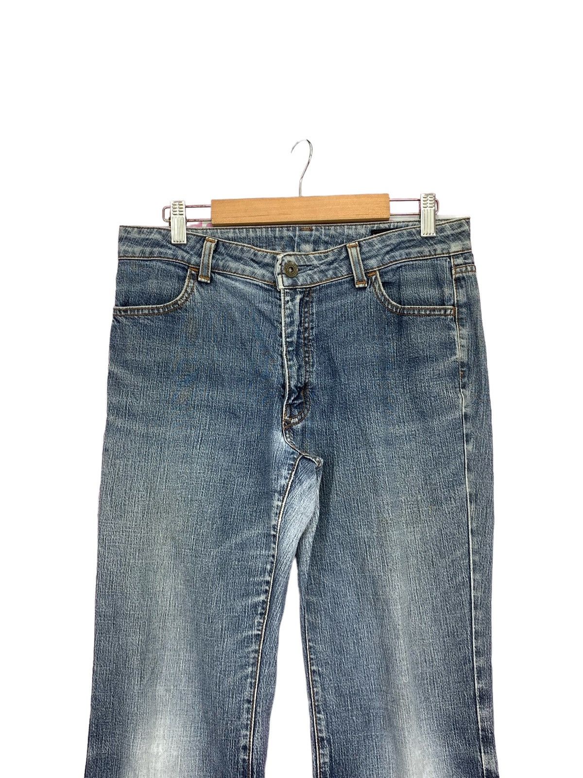 Japanese Brand Sick Nudist Jeans Brapper Flare Distressed Denim (AD32) Size 30" / US 8 / IT 44 - 5 Thumbnail