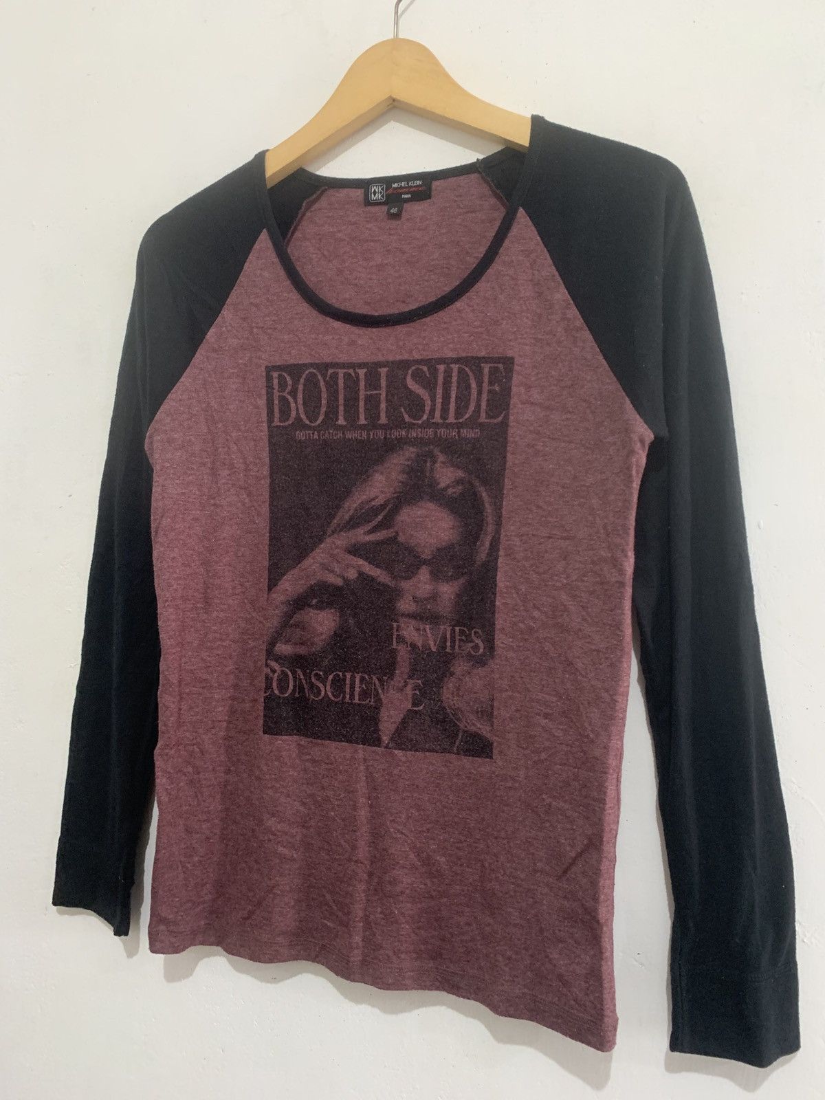 Michel Klein Vintage MK Bothside longsleve Size US S / EU 44-46 / 1 - 2 Thumbnail