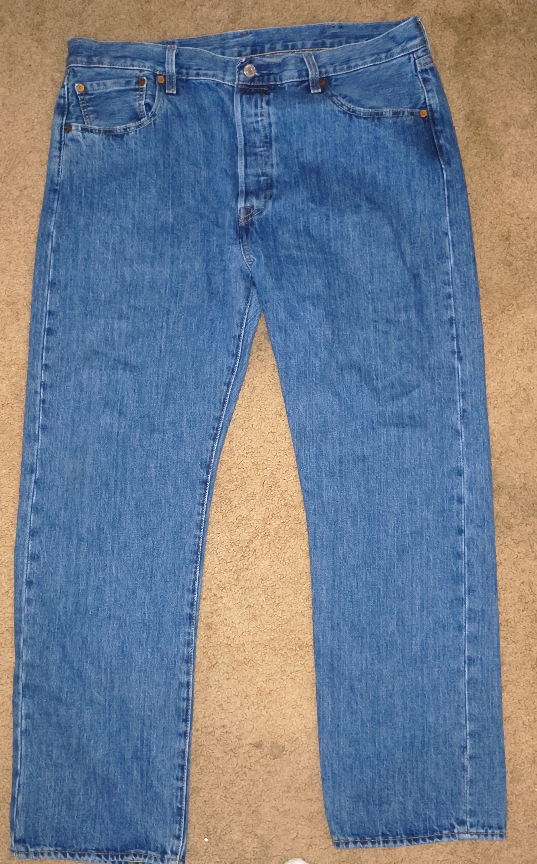Levi's Levi's premium 501 selvage denim large E on tag 38x32 Size US 38 / EU 54 - 1 Thumbnail