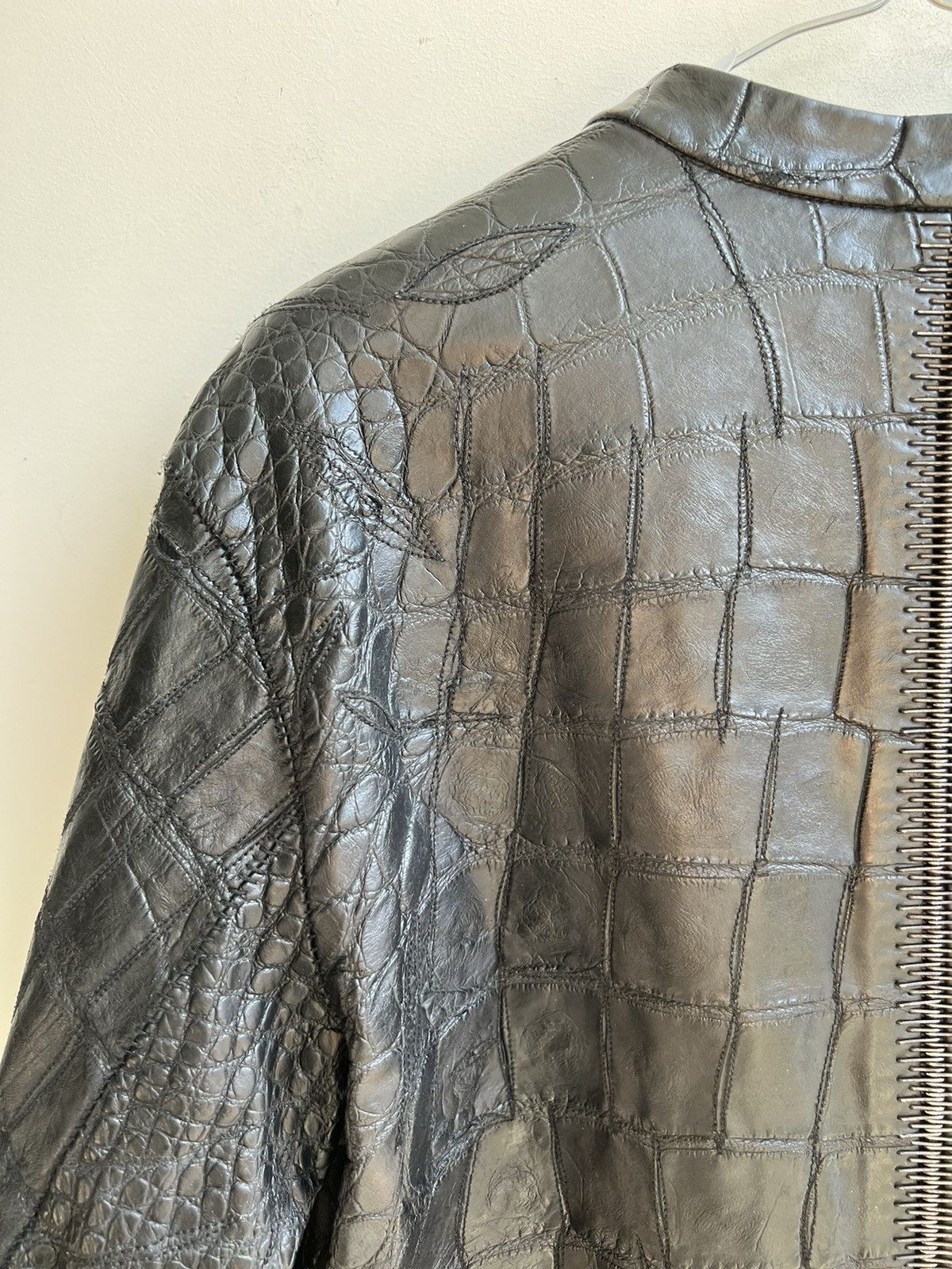Isaac Sellam Experience black alligator jacket