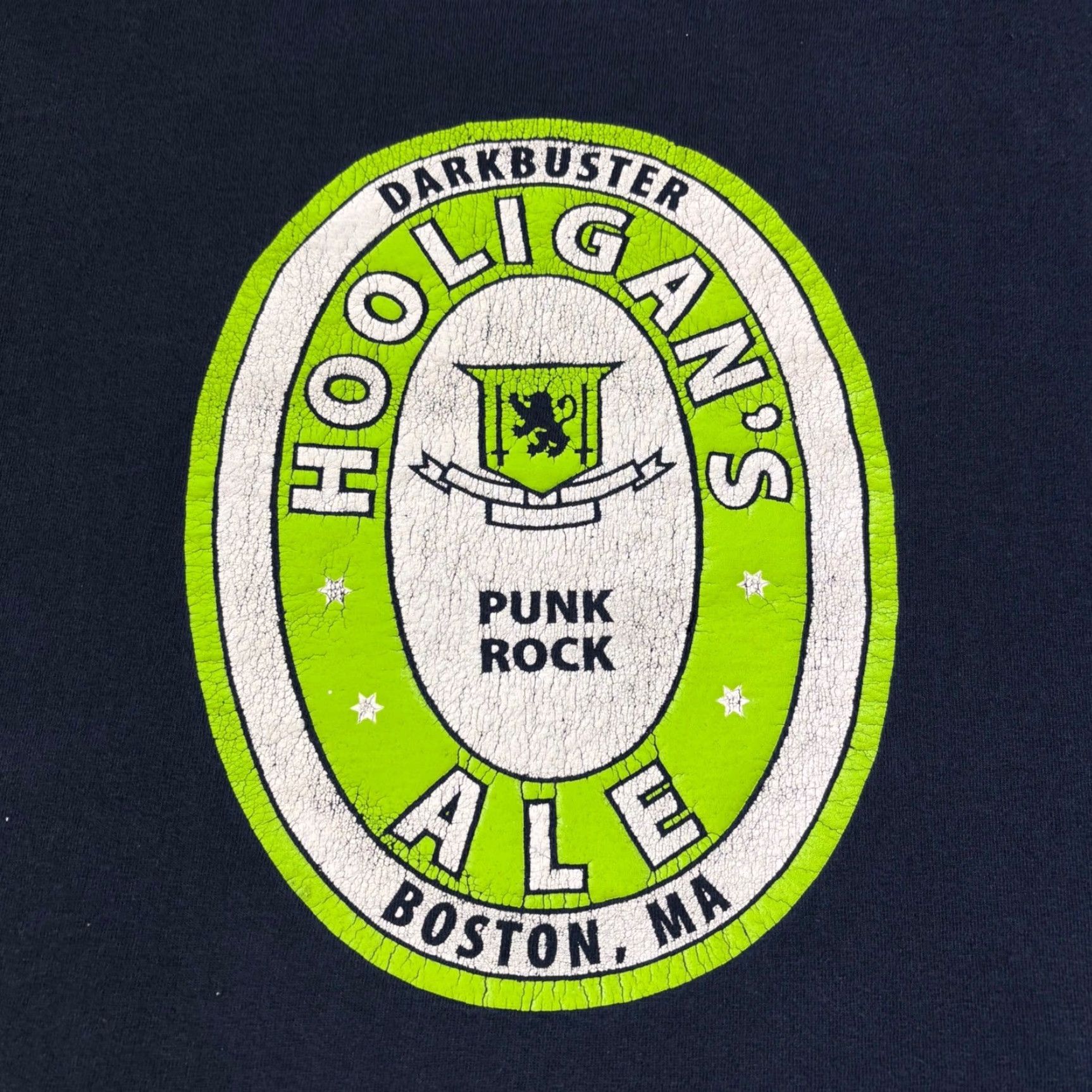 Gildan Gildan T-Shirt Mens XL Black Graphic Print Punk Rock Bands Hooligans Y2K 2000s Vintage Not N/A Size US XL / EU 56 / 4 - 7 Thumbnail