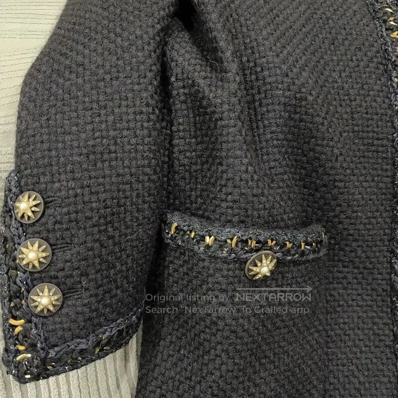Chanel Chanel Black Alpaca Wool Women's Coat . Size S / US 4 / IT 40 - 5 Thumbnail