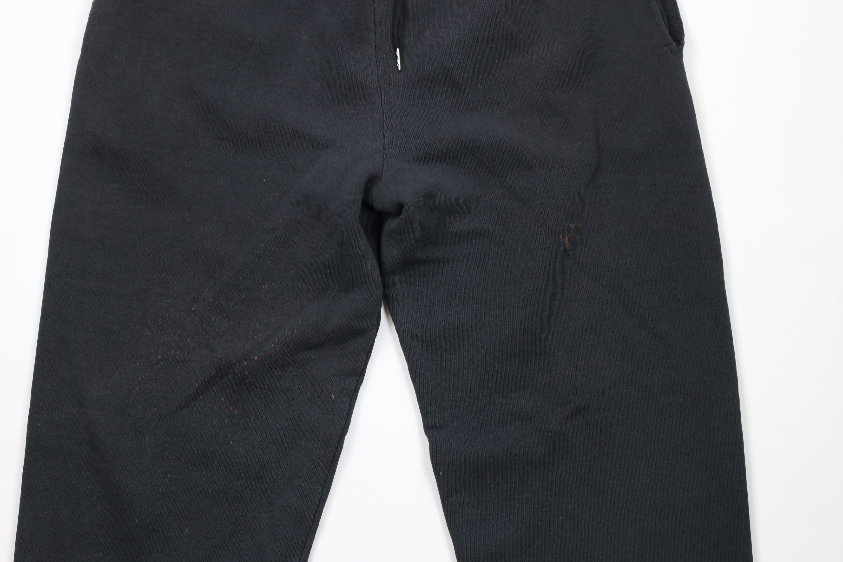Vintage Vintage 90s Streetwear Blank Sweatpants Joggers Black USA Size US 38 / EU 54 - 3 Thumbnail