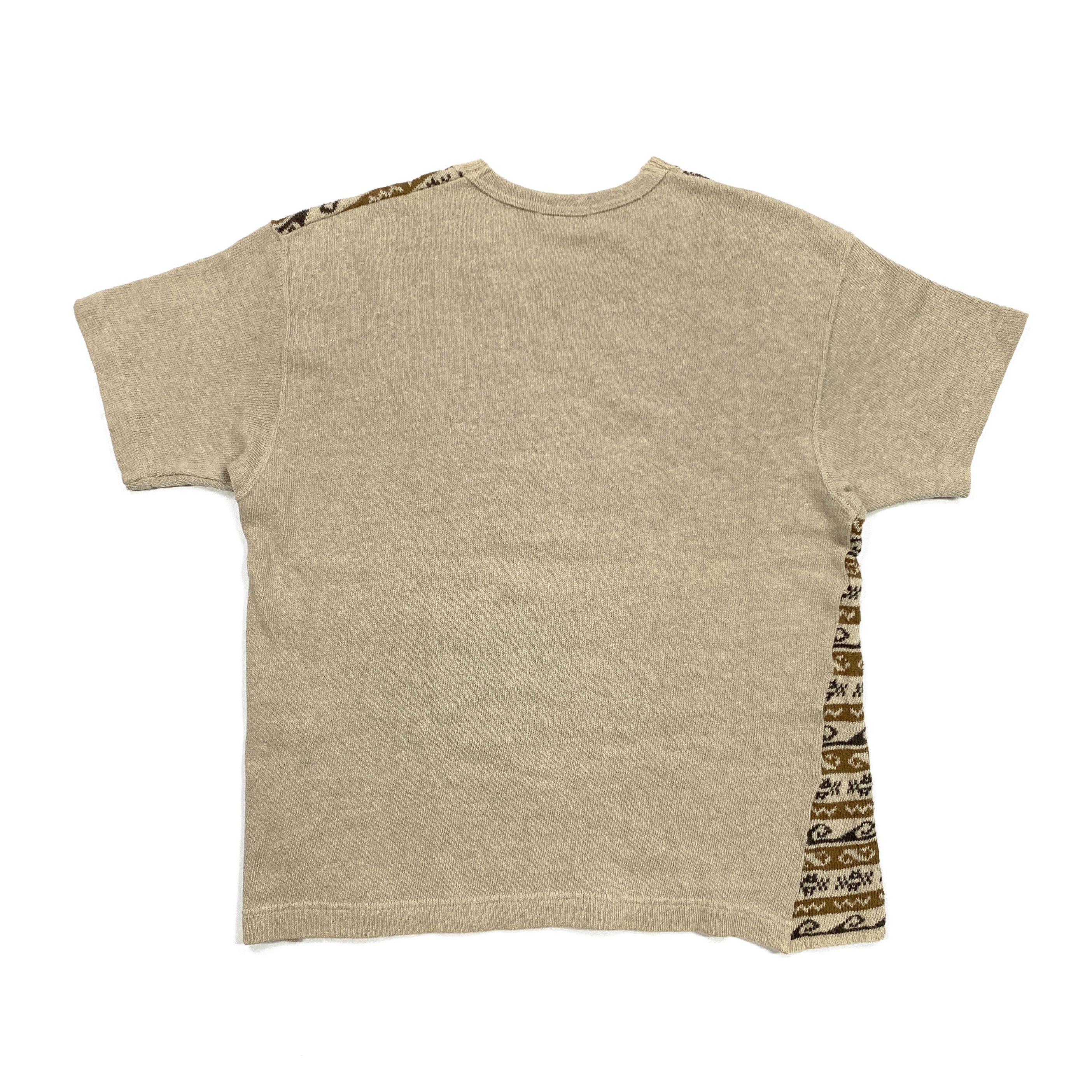 Comme des Garcons Homme × Comme des Garcons Homme Plus 1997 Patterned Knit T-Shirt Size US M / EU 48-50 / 2 - 2 Thumbnail