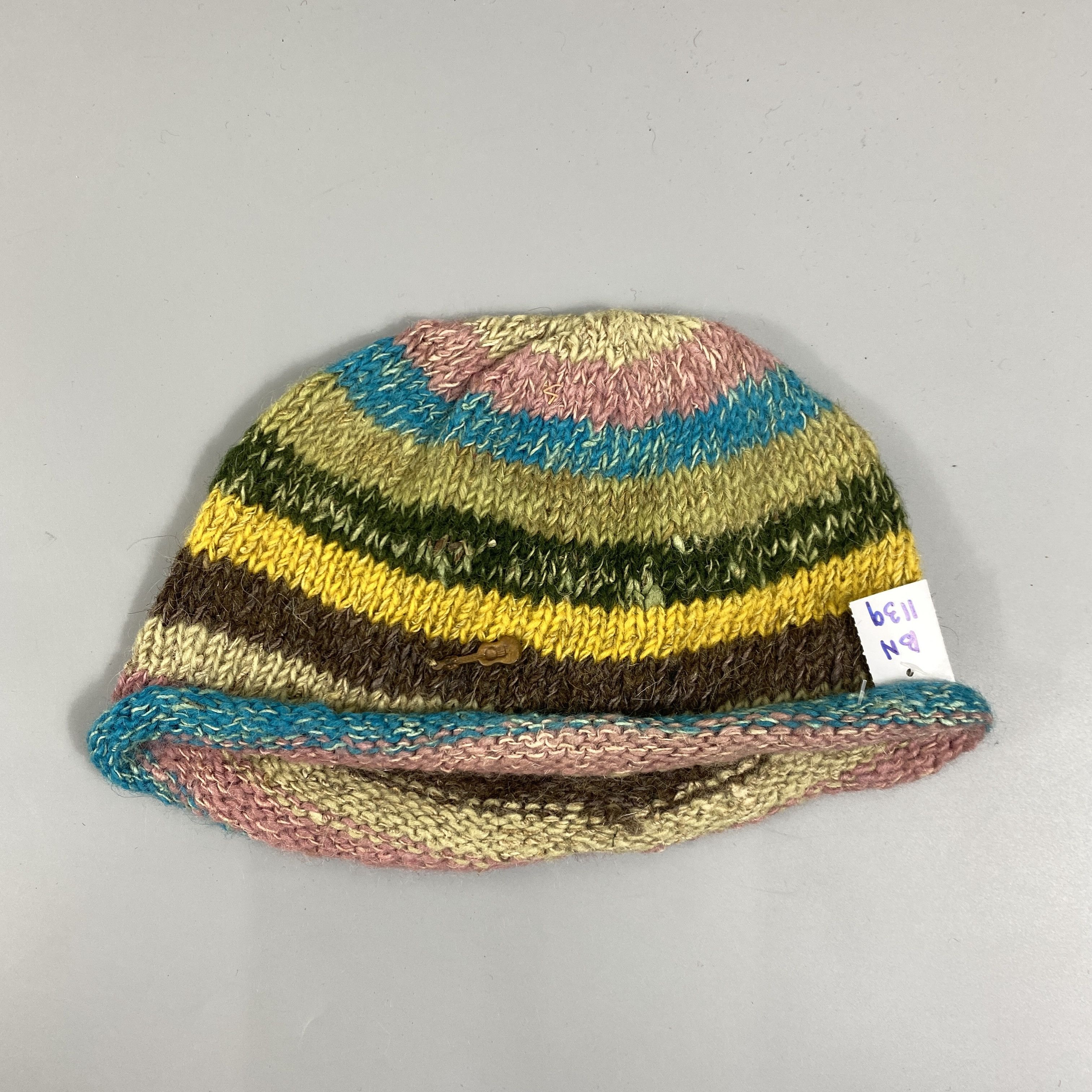 Japanese Brand Multicolor Knit Beanie Hats -BN1139 Size ONE SIZE - 6 Thumbnail