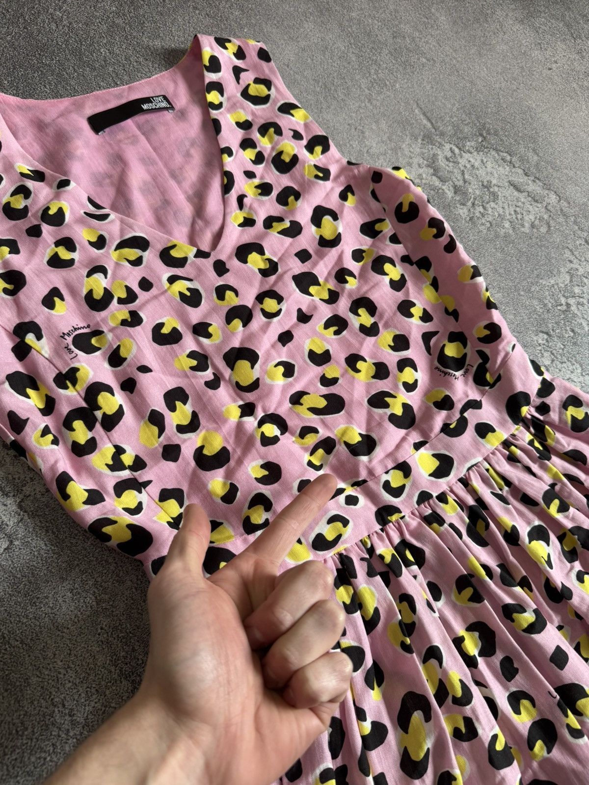 Designer × Love Moschino × Moschino Love Moschino M sleeves long maxi midi dress cheetah 🐆 print Size XS / US 0-2 / IT 36-38 - 13 Thumbnail