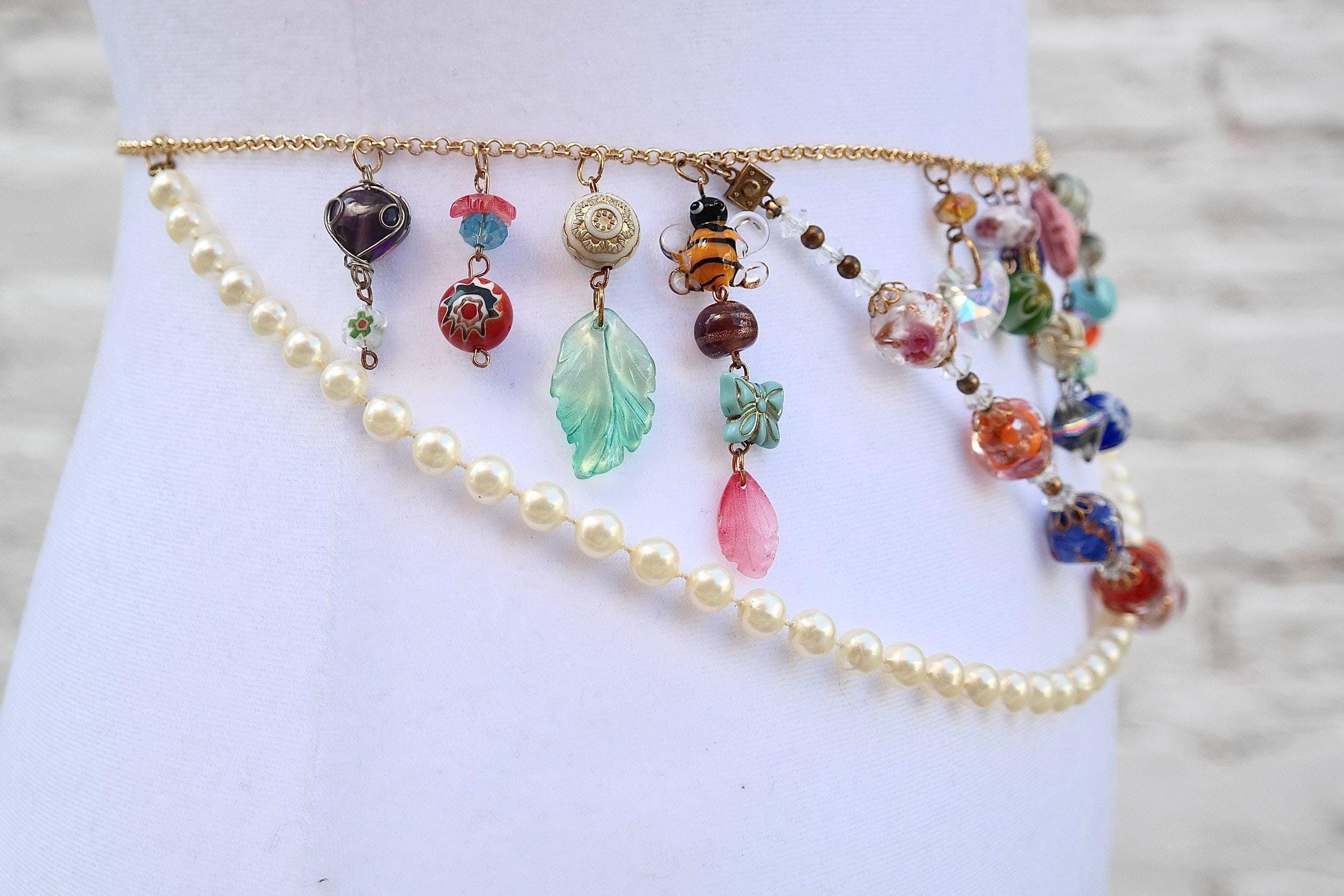 Handmade Colorful Moth Waist Chain Size ONE SIZE - 5 Thumbnail
