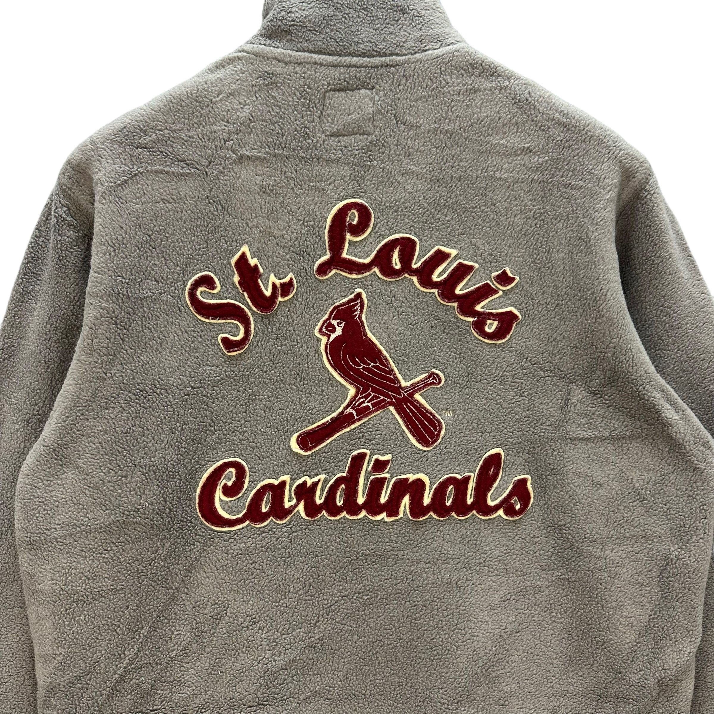 MLB MLB ST LOUIS CARDINALS HALF ZIP TURTLE NECK FLEECE #8838-030 Size US M / EU 48-50 / 2 - 2 Thumbnail