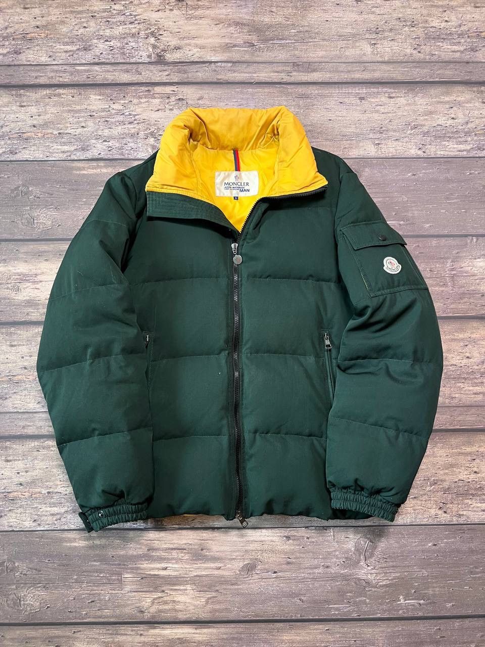 Comme des Garcons FW04 Junya Watanabe MAN x Moncler Puffer Jacket - Forest Size US S / EU 44-46 / 1 - 1 Thumbnail