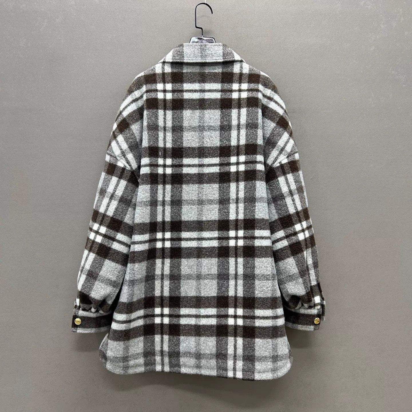 Celine Celine NWT Checkered Lapel Shirt-Style Jacket 34 Size XXS / US 00 / IT 34 - 2 Thumbnail