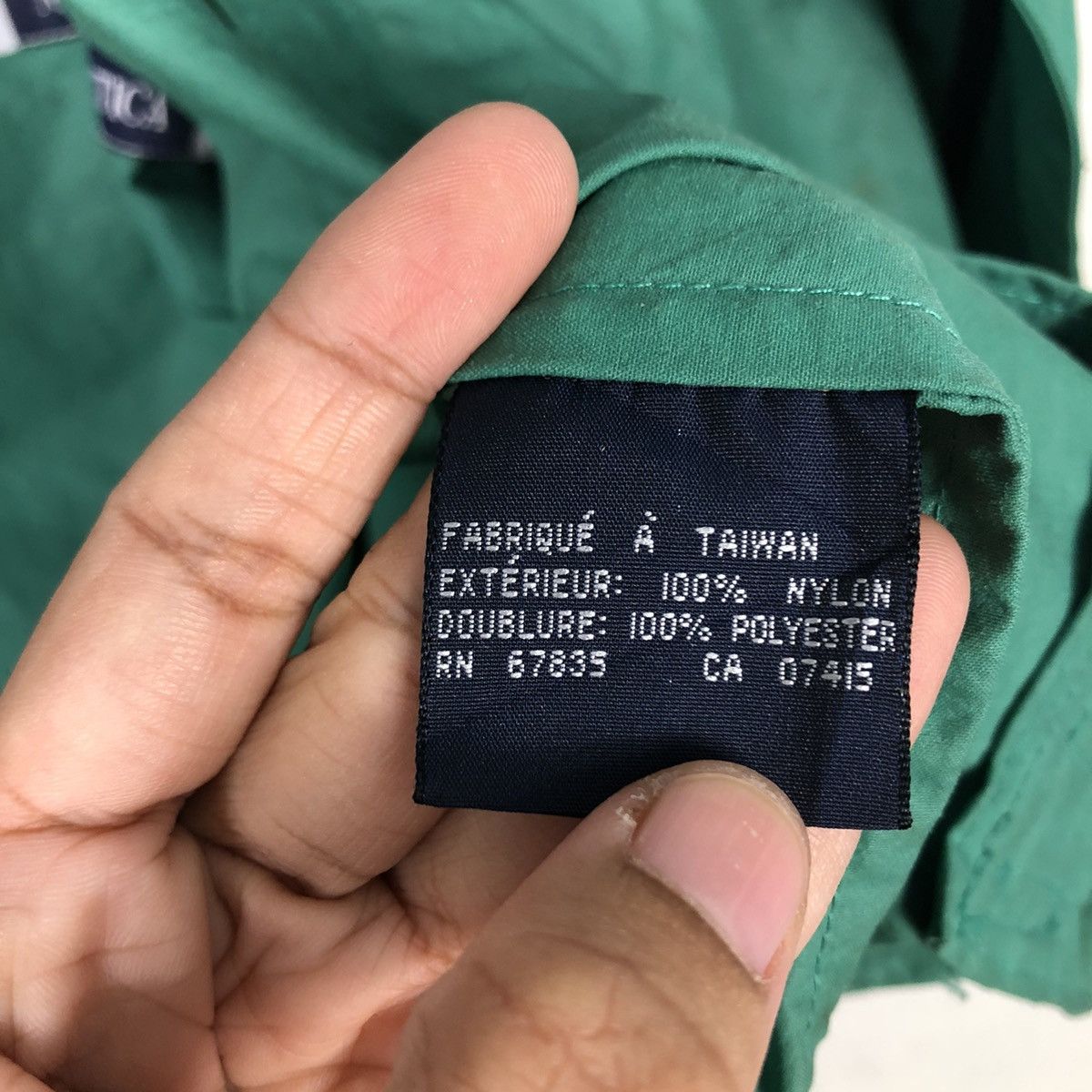 Nautica 📌Vintage Bomber Jacket Nautica Big Logo Back Hit Size US L / EU 52-54 / 3 - 23 Thumbnail