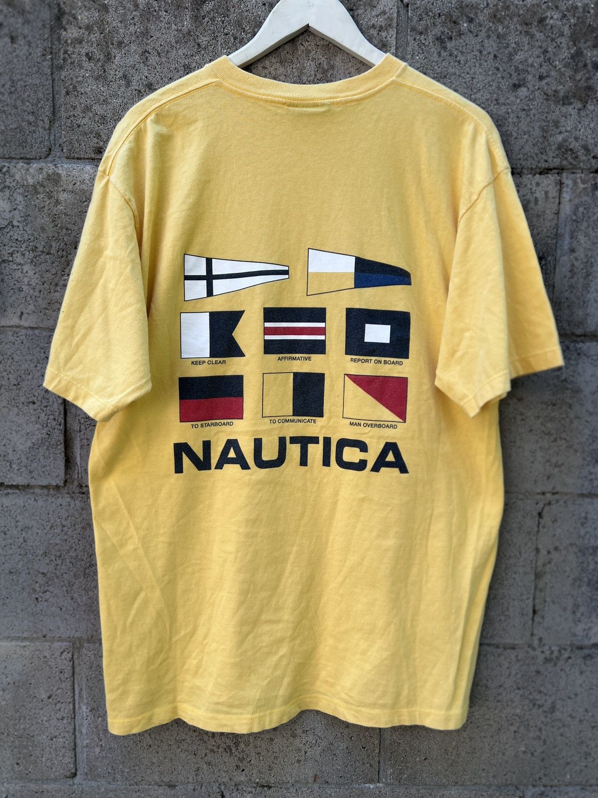 Nautica Vintage Nautica Sailing Flag Tee Made In USA Size US XL / EU 56 / 4 - 2 Thumbnail
