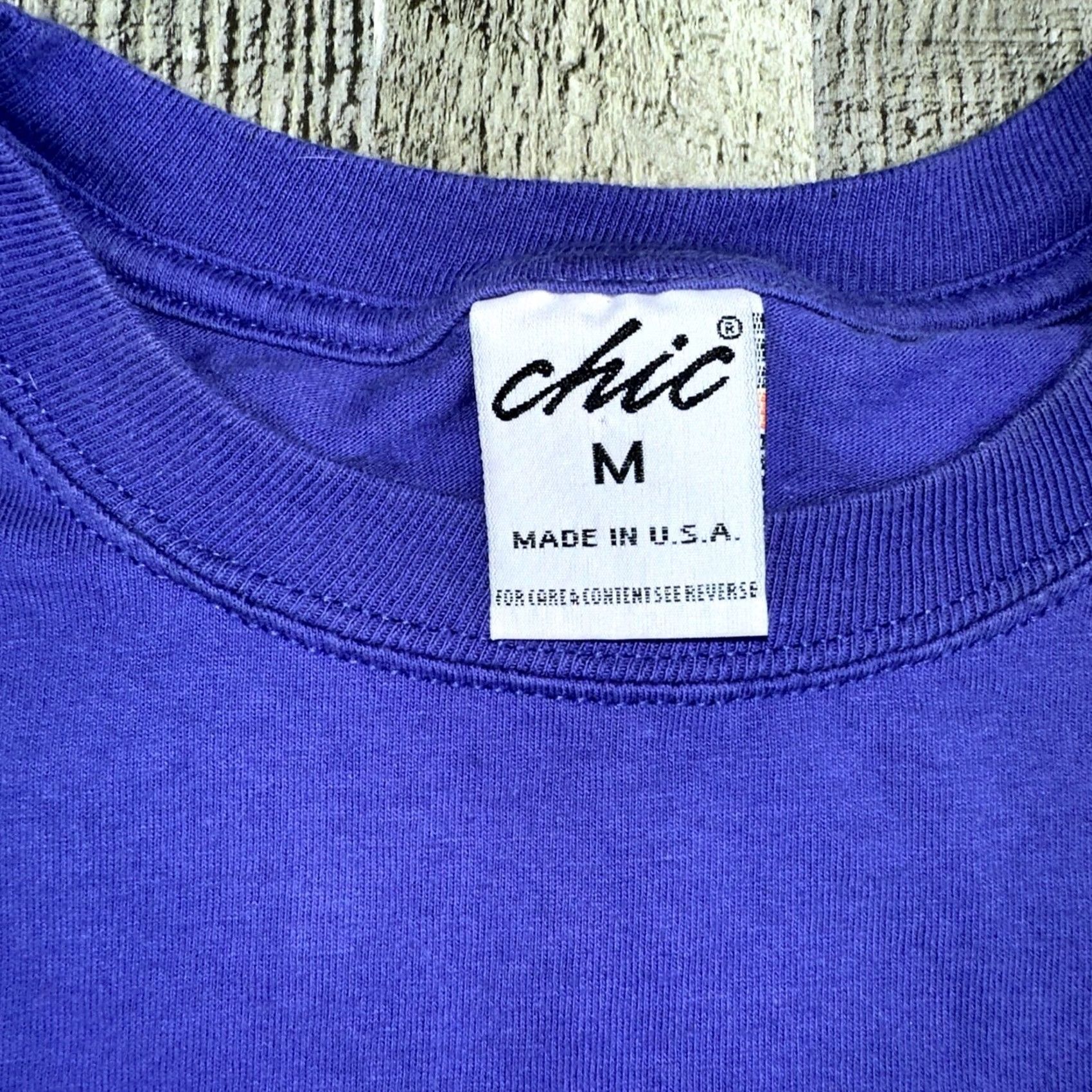 Vintage VINTAGE Blank Women T-Shirt USA Purple Medium MD WOMENS Shirts Shirt Purple USA 90s Size M / US 6-8 / IT 42-44 - 2 Thumbnail