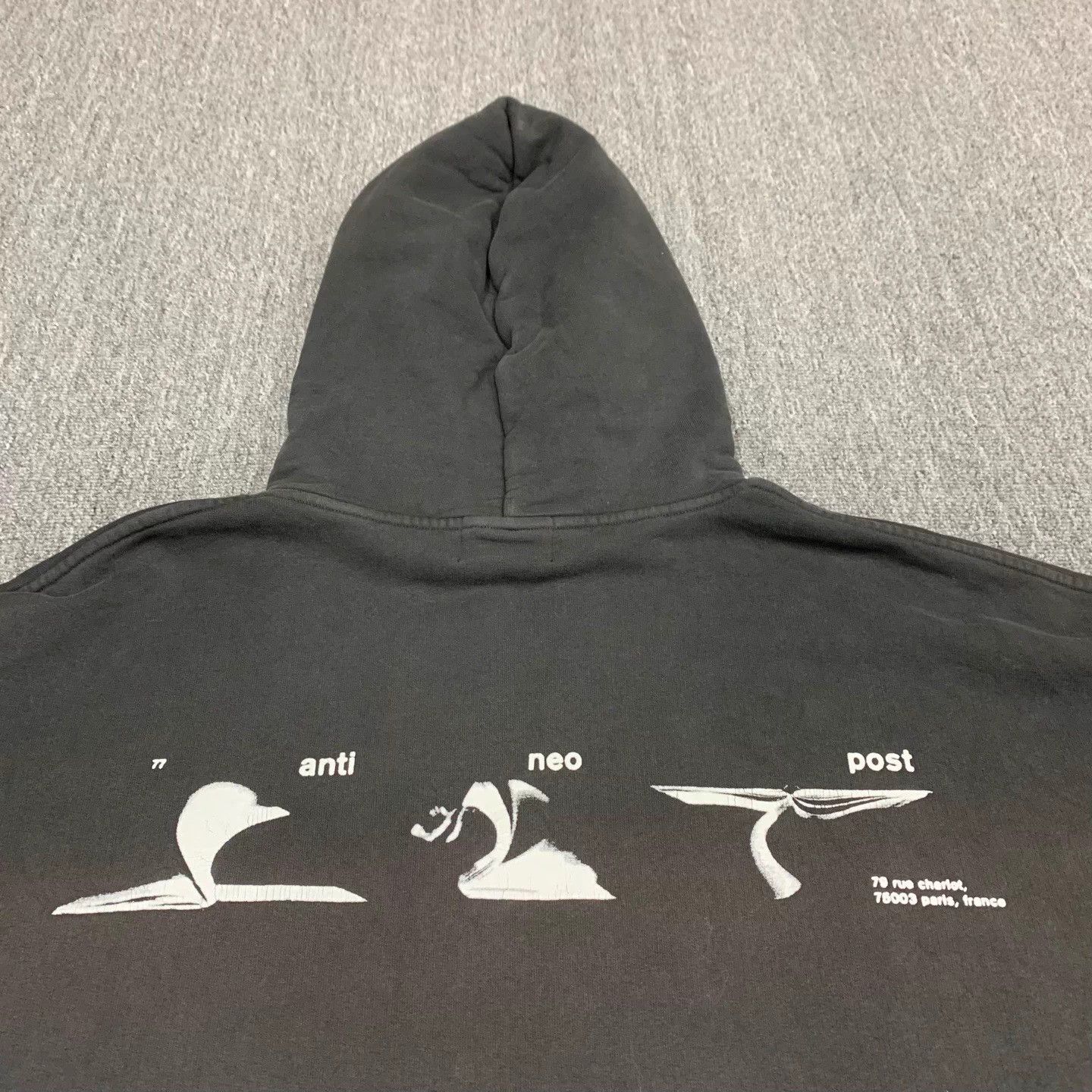 Enfants Riches Deprimes ERD Washed Black Short Hoodie L Near MINT Size L / US 10 / IT 46 - 9 Thumbnail