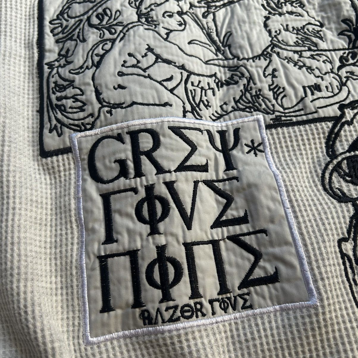 G59 Records 2023 $uicideboy$ OCCULT ESOTERiC OATMEAL MÉLANGE HENLEY Size US XL / EU 56 / 4 - 3 Thumbnail