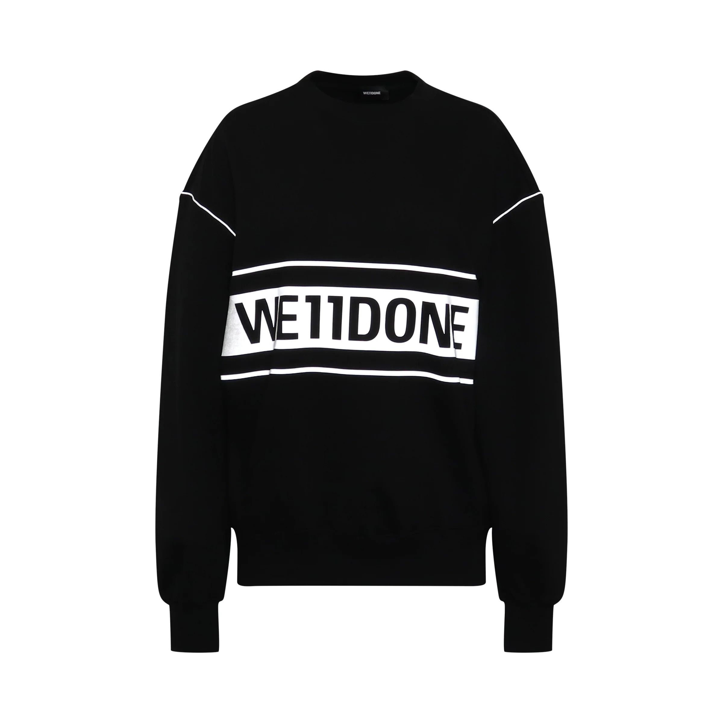 WE11DONE o1mris0824 Reflective Pullover in Black Size US XS / EU 42 / 0 - 1 Thumbnail