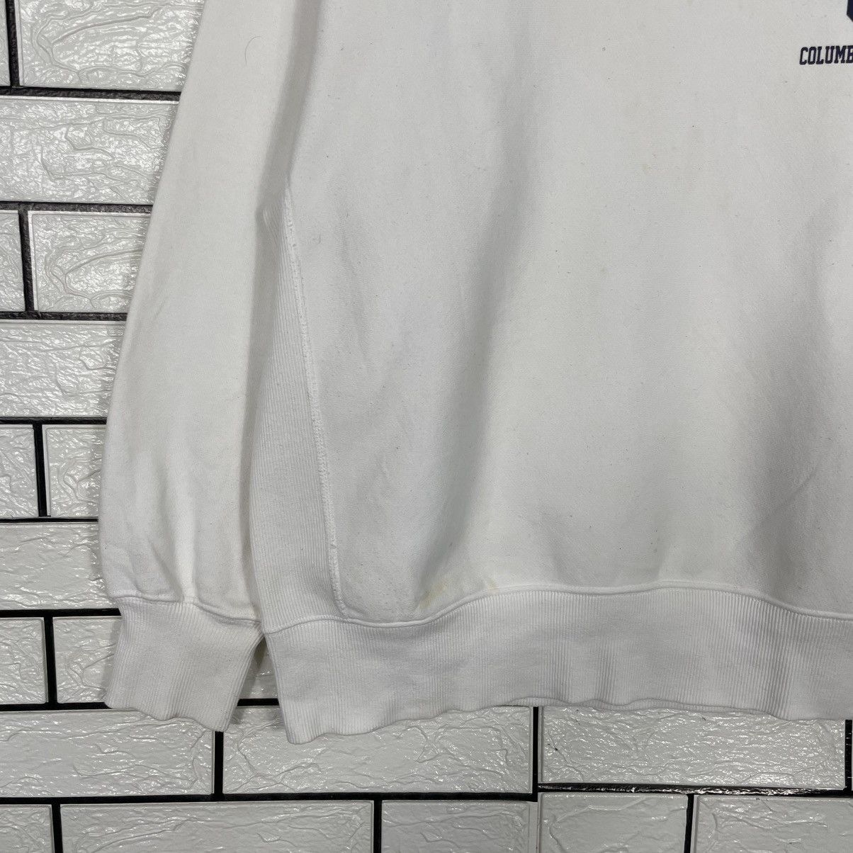 Japanese Brand Columbia University Crewneck Sweatshirt Size US L / EU 52-54 / 3 - 3 Thumbnail