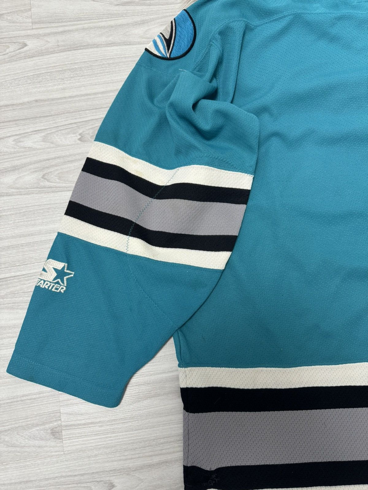 Starter × Vintage Vintage 90s Starter San Jose Sharks Hockey Jersey Size US XL / EU 56 / 4 - 15 Thumbnail
