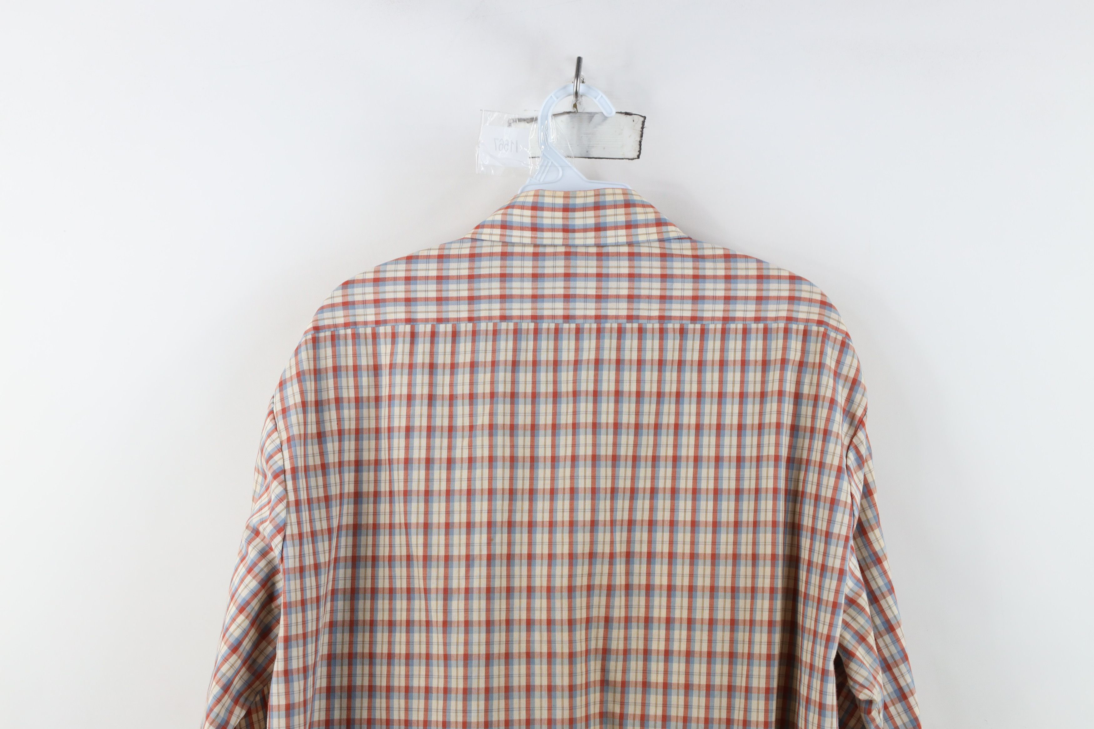 Wrangler Vintage 70s 80s Wrangler Western Collared Button Shirt Plaid Size US L / EU 52-54 / 3 - 12 Thumbnail