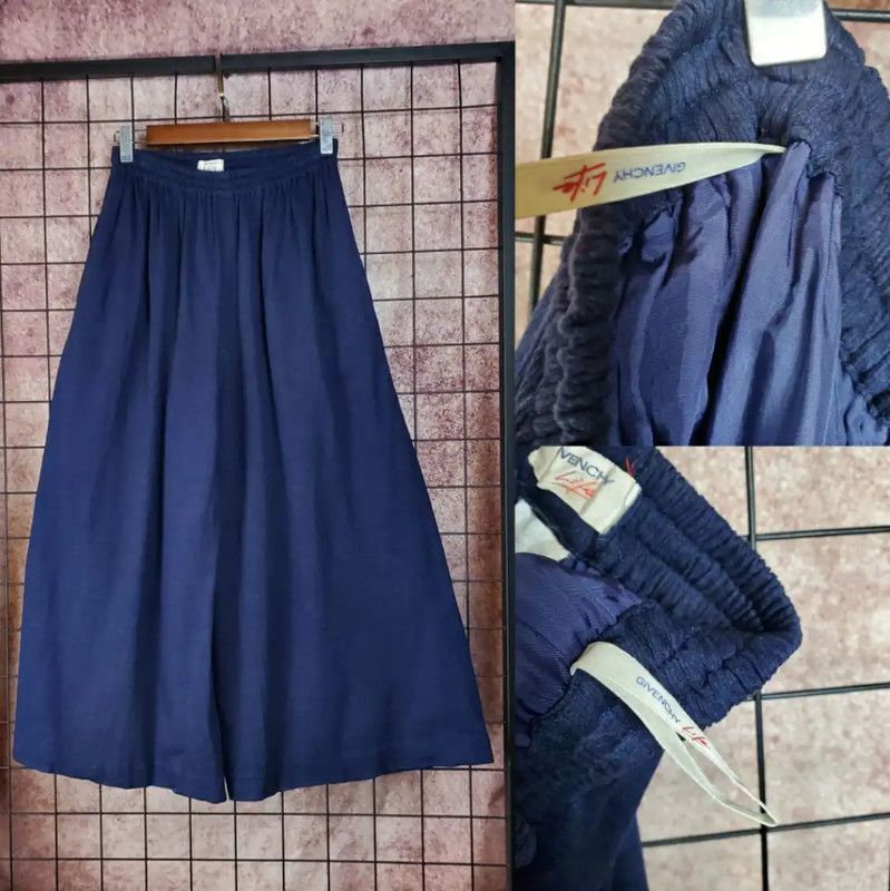 Givenchy Givenchy M Size Navy Cotton Casual Pants 0089 Size 26" / US 2 / IT 38 - 1 Thumbnail