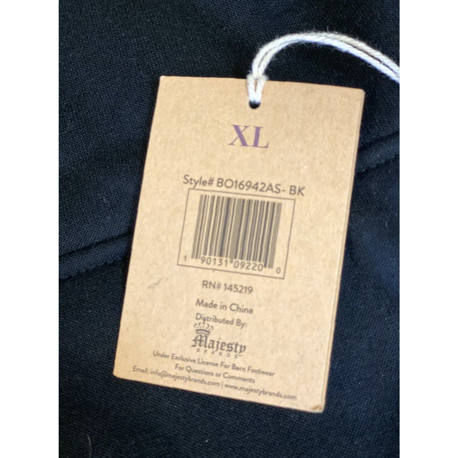 Born Born XL Black 1/4 Zip Long Sleeve Pullover Fleece Women’s Shirt Relaxed Casual Activewear Size XL / US 12-14 / IT 48-50 - 5 Thumbnail
